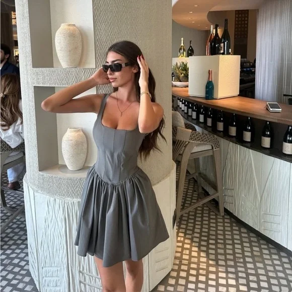 Zara ruched corset dress - Picture 6 of 9